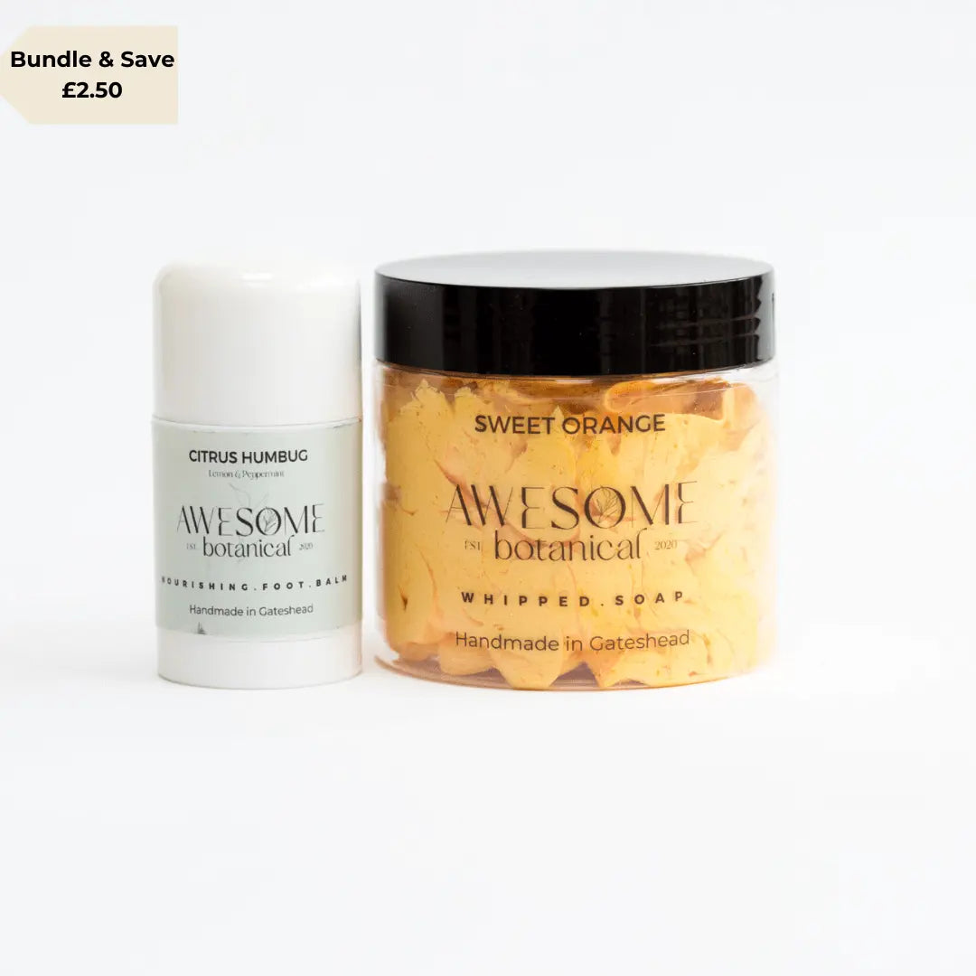 Foot Balm & Whipped Soap Duo Awesome Botanical