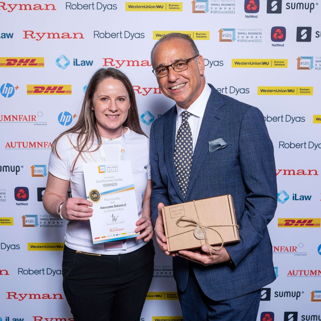 Natalie Dawson Meeting Theo paphitis