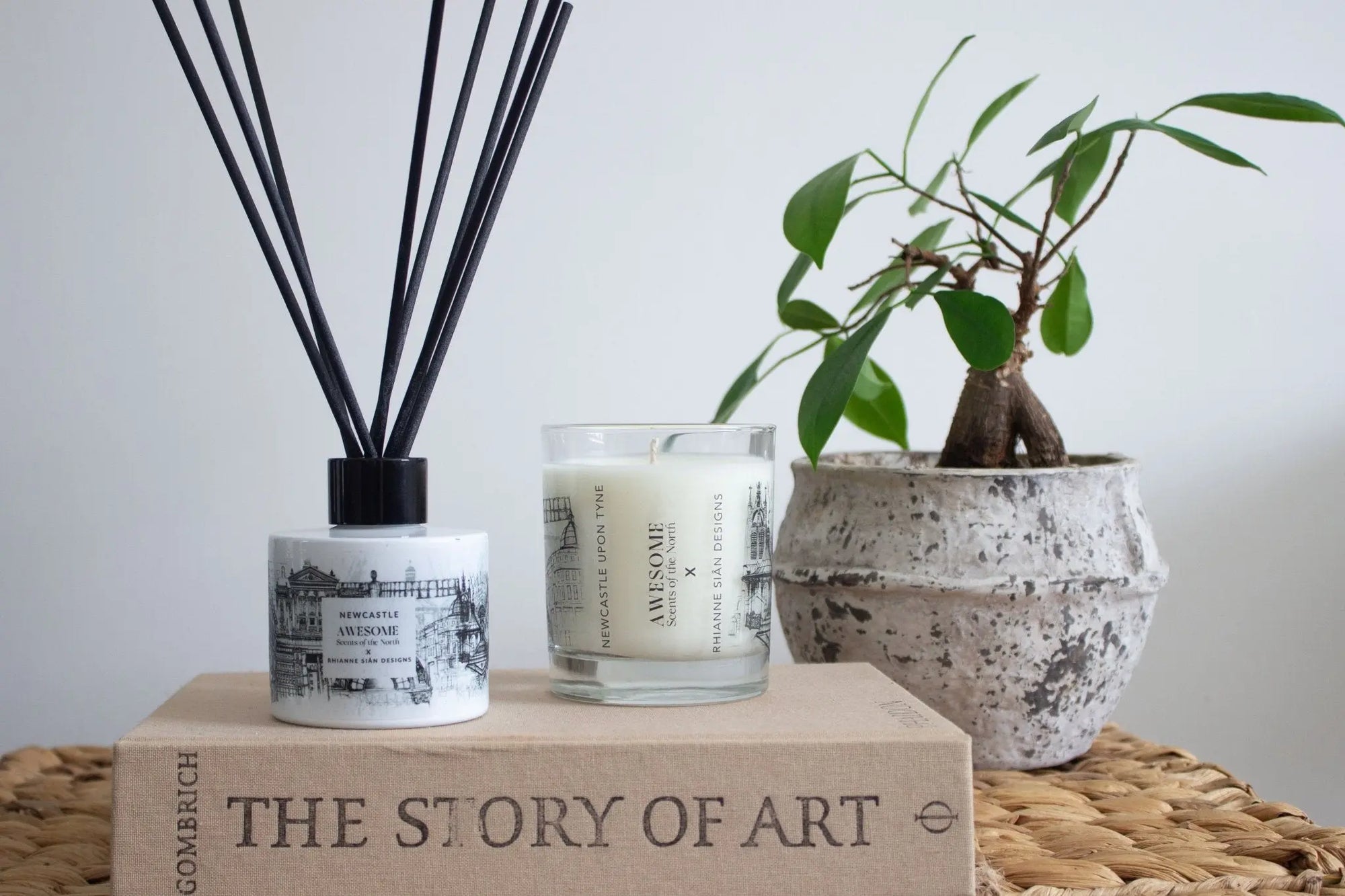 Newcastle Reed Diffuser & Handmade Candle Awesome Botanical