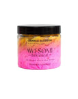 Orange Blossom Whipped Soap on white background
