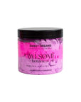 Sweet Dreams whipped soap pink & purple on white back ground