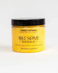 Sweet Orange Body Scrub on white background