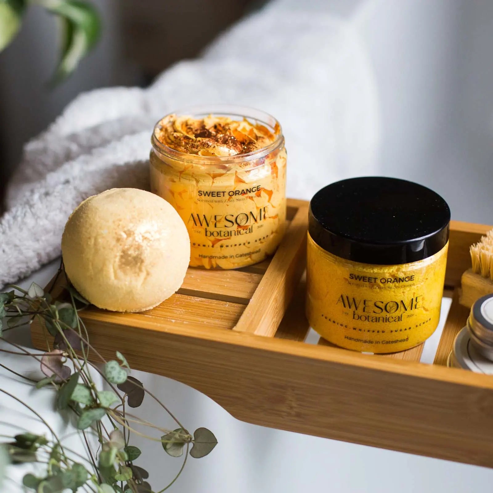 citrus balm and whipped soap