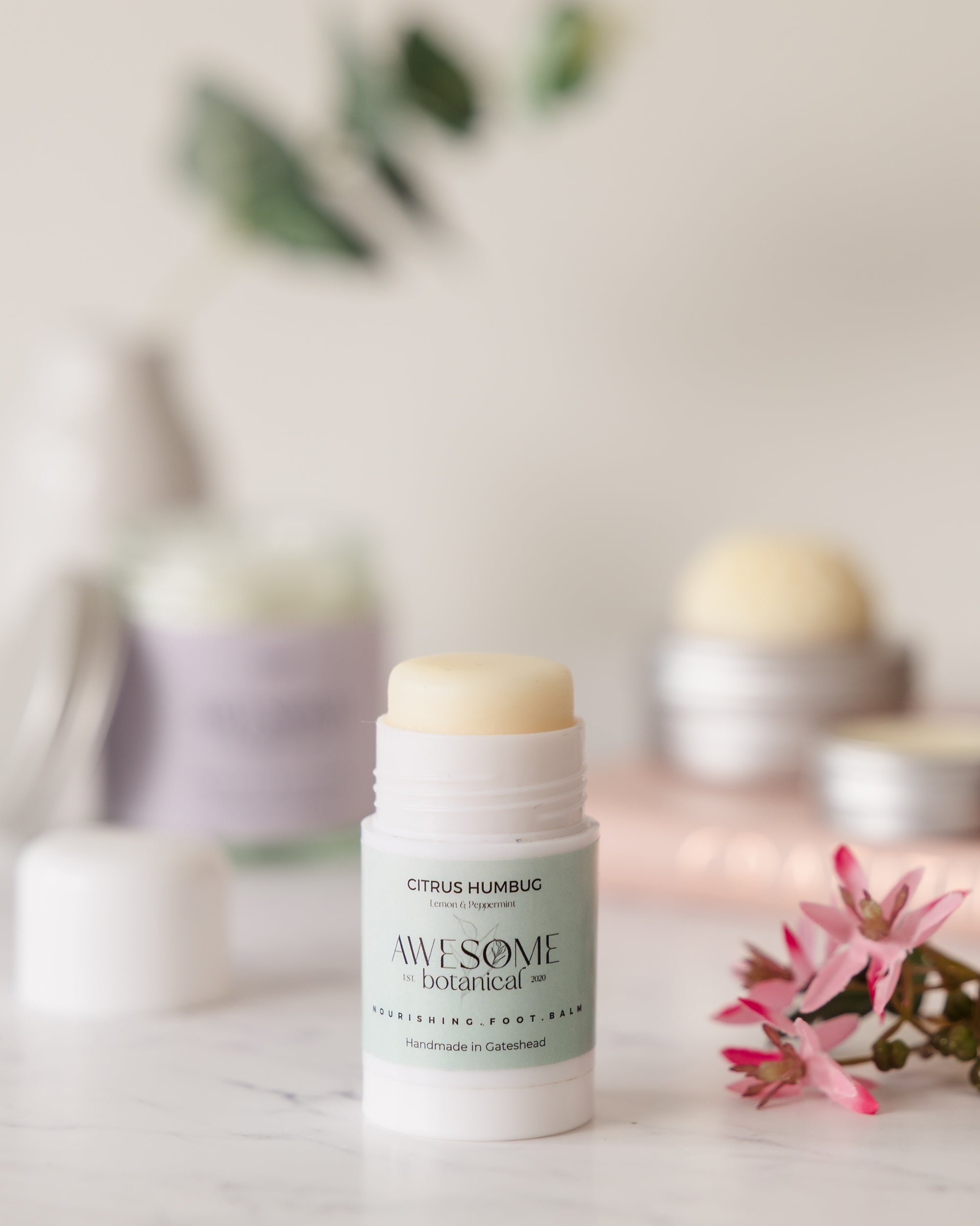 Soothing Natural Foot Balm for Dry Cracked Heels - Citrus Humbug