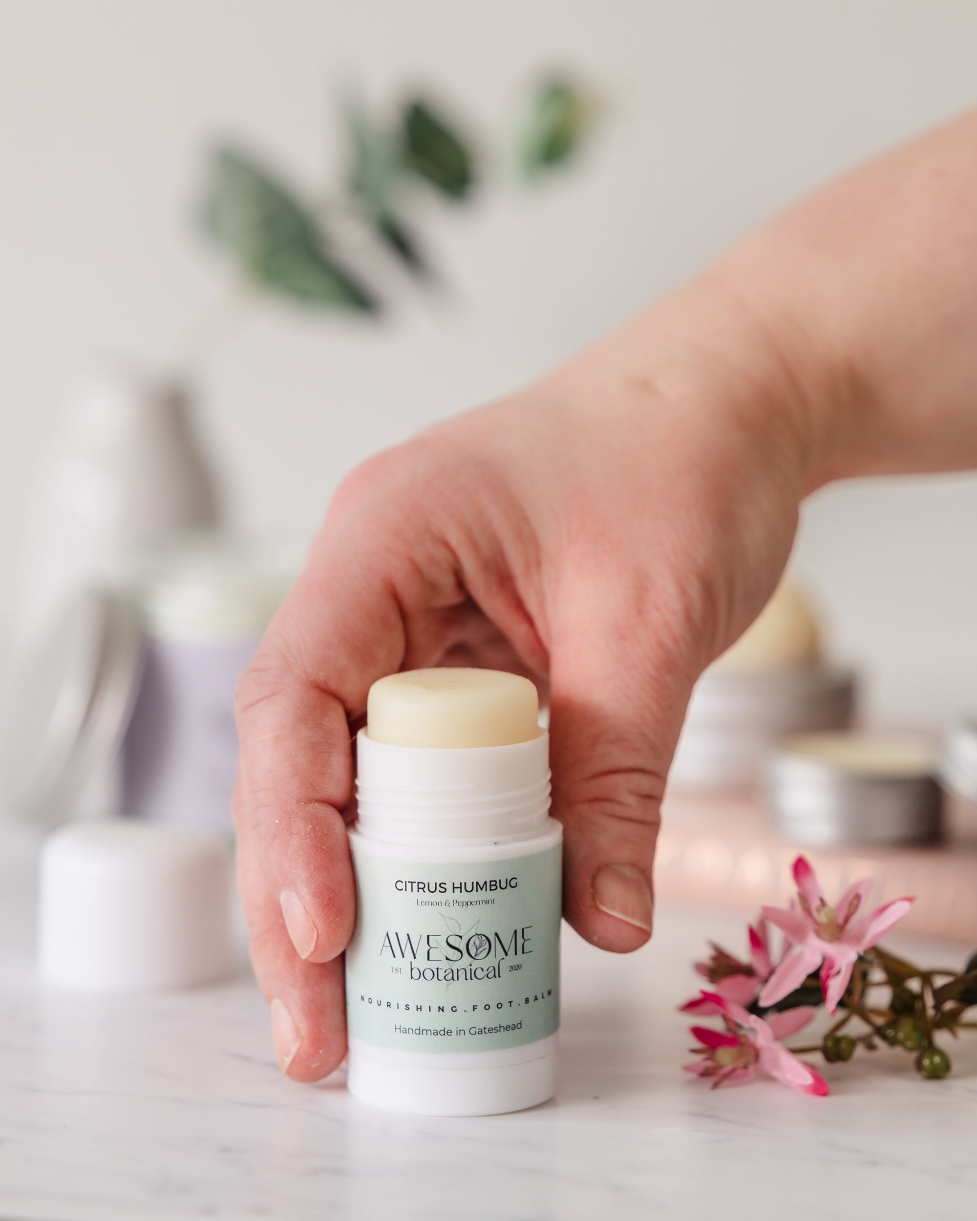 Soothing Natural Foot Balm for Dry Cracked Heels - Citrus Humbug