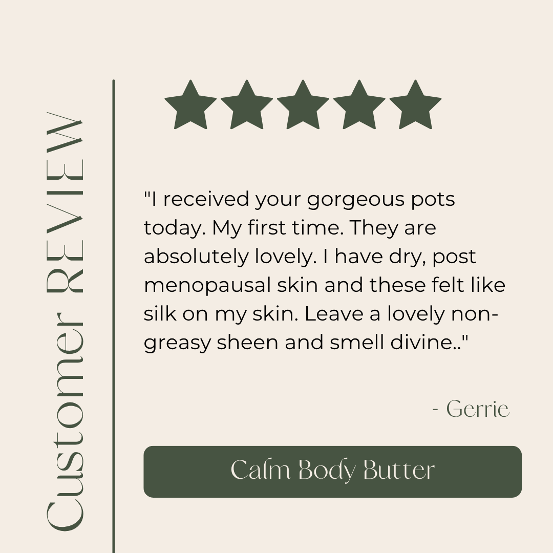 Natural Body Butter for dry, itchy-feeling skin - Lavender &amp; Cedarwood