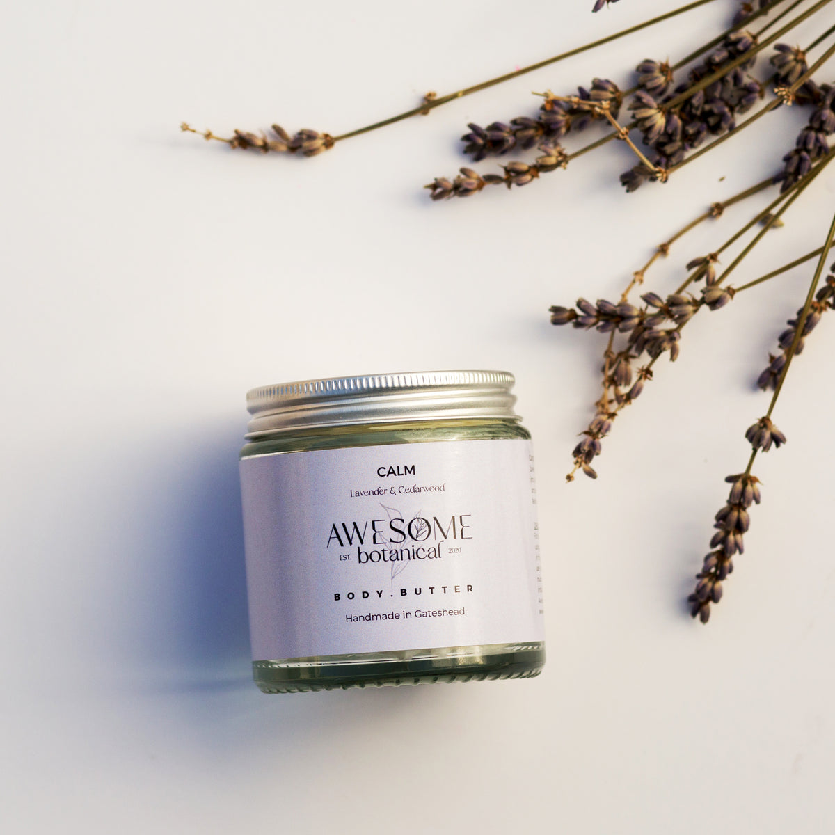 Natural Body Butter for dry, itchy-feeling skin - Lavender &amp; Cedarwood