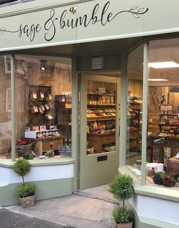 sage and bumble shop front