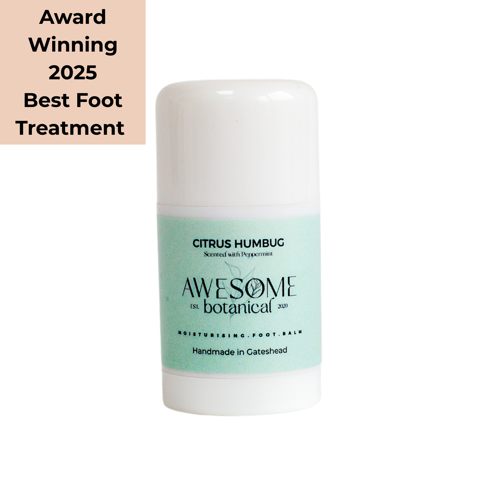 Soothing Natural Foot Balm for Dry Cracked Heels - Citrus Humbug