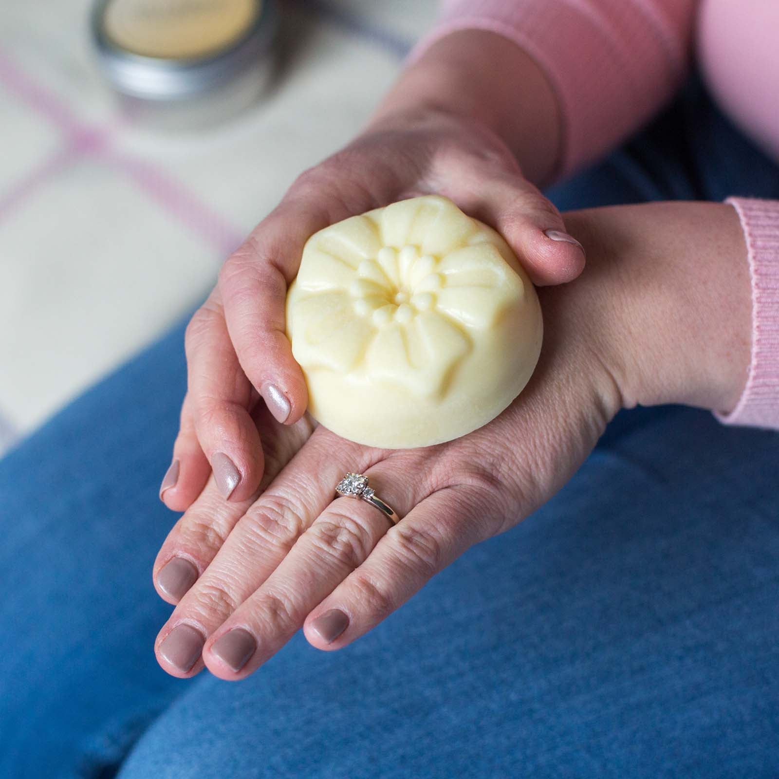 Summer Zest Hand Balm 75g on hands