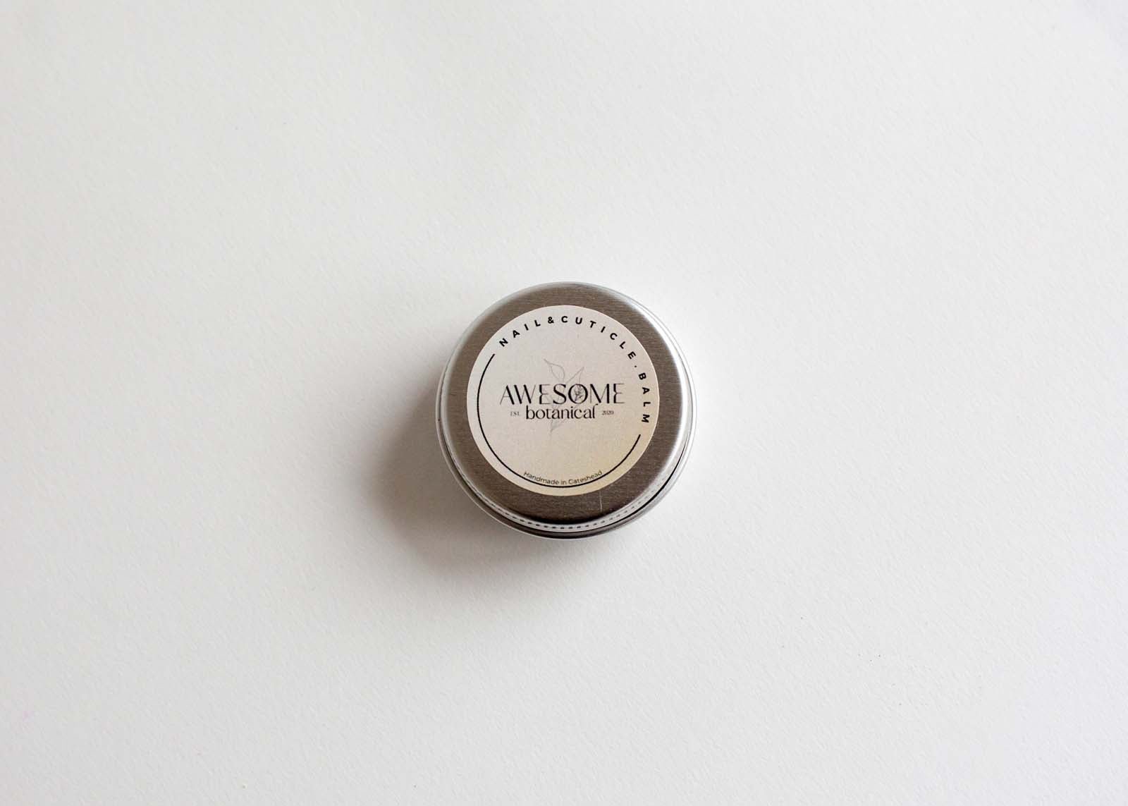 Nail &amp; Cuticle Balm on white background