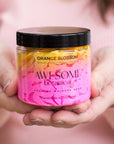 Orange Blossom Whipped Soap in hands