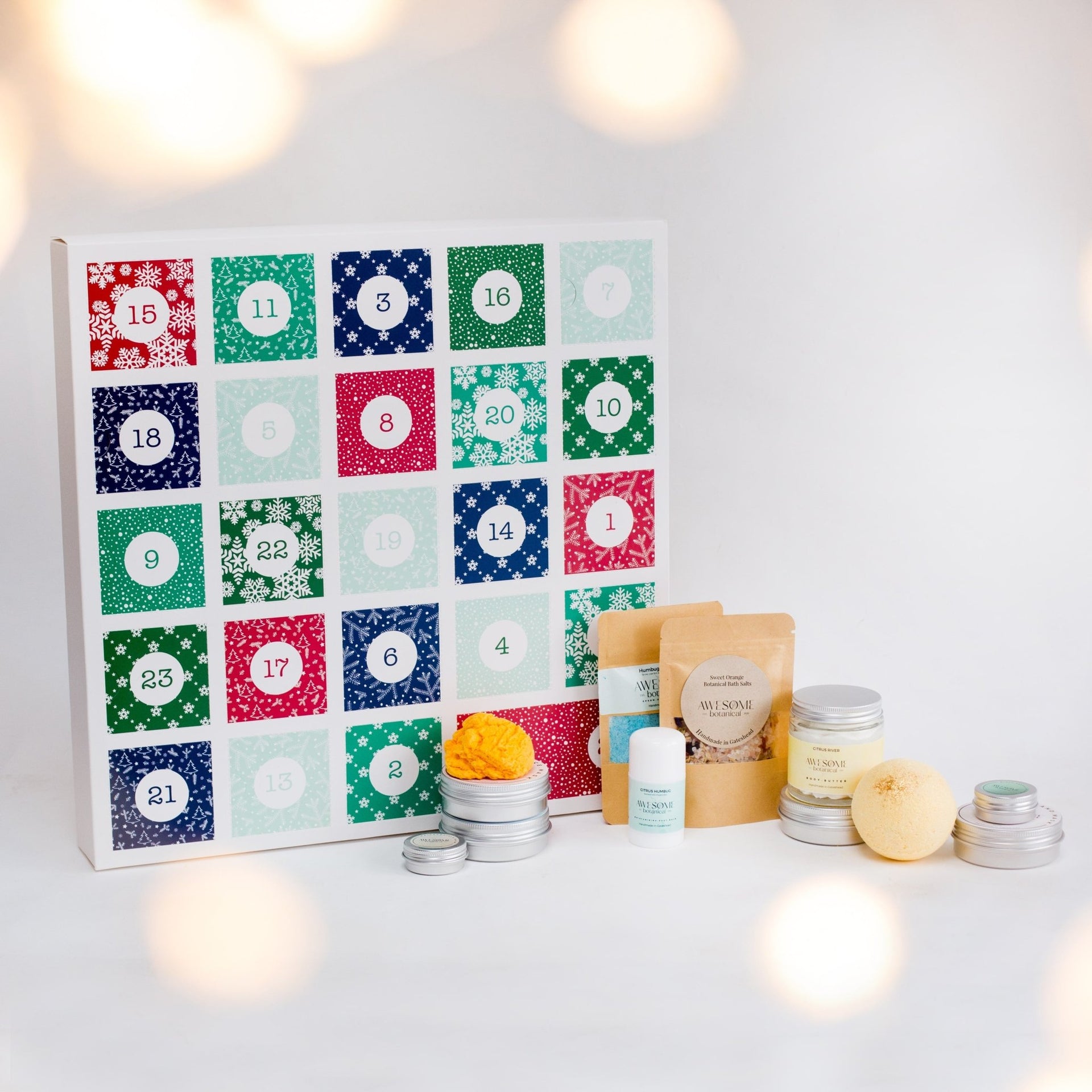 Self Care Pamper Advent Calendar Awesome Botanical